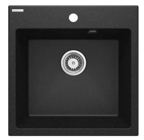 Mosogatótálca, Deante Evora 1 medencés, gránit mosogató, grafit ZQJ_2103
