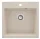 Mosogatótálca, Deante Evora 1 medencés, gránit mosogató, bézs ZQJ_5103