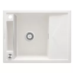   Mosogatótálca,Deante Magnetic 1 medencés+csepegtető, mágneses,gránit mosogató,alabástrom ZRM_A11A