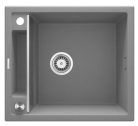 Mosogatótálca,Deante Magnetic 1 medencés,mágneses,gránit mosogató, metálszürke ZRM_S103