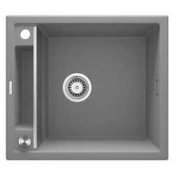   Mosogatótálca,Deante Magnetic 1 medencés,mágneses,gránit mosogató, metálszürke ZRM_S103