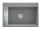 Mosogatótálca,Deante Magnetic 1 medencés,mágneses,gránit mosogató, metálszürke ZRM_S10B