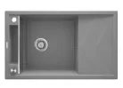 Mosogatótálca,Deante Magnetic 1 medence+csepegtető,mágneses,gránit mosogató,metálszürke ZRM_S113