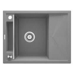   Mosogatótálca,Deante Magnetic 1 medence+csepegtető,mágneses,gránit mosogató,metálszürke ZRM_S11A