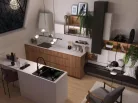 Mosogatótálca,Deante Magnetic 1,5 medencés,mágneses,gránit mosogató, metálszürke ZRM_S503
