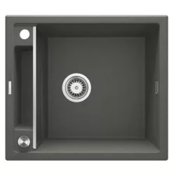   Mosogatótálca,Deante Magnetic 1 medencés,mágneses,gránit mosogató, antracit metál ZRM_T103