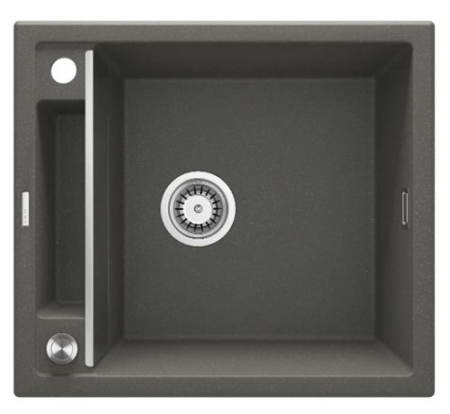 Mosogatótálca,Deante Magnetic 1 medencés,mágneses,gránit mosogató, antracit metál ZRM_T103