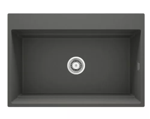 Mosogatótálca,Deante Magnetic 1 medencés,mágneses,gránit mosogató, antracit metál ZRM_T10B