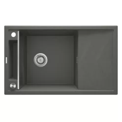   Mosogatótálca,Deante Magnetic 1 medence+csepegtető,mágneses,gránit,antracit metál ZRM_T113