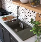 Mosogatótálca,Deante Magnetic 1 medence+csepegtető,mágneses,gránit,antracit metál ZRM_T113