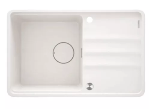 Mosogatótálca, Deante Momi 1 medencés csepegtetővel, gránit mosogató, alabástrom ZKM_A113