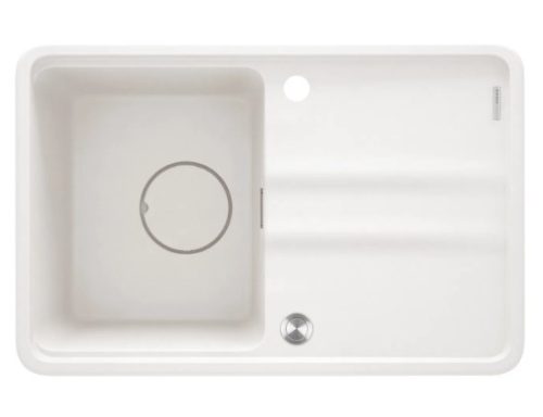 Mosogatótálca, Deante Momi 1 medencés csepegtetővel, gránit mosogató, alabástrom ZKM_A11A