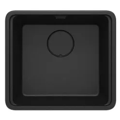   Mosogatótálca, Deante Momi 1 medencés, gránit mosogató,grafit metál ZKM_G10A