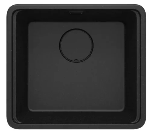 Mosogatótálca, Deante Momi 1 medencés, gránit mosogató,grafit metál ZKM_G10A