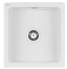Mosogatótálca, Deante Sabor 1 medencés, kerámia mosogató, fehér ZCB_A103