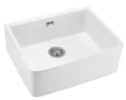 Mosogatótálca, Deante Sabor 1 medencés, kerámia mosogató, fehér ZCB_610K