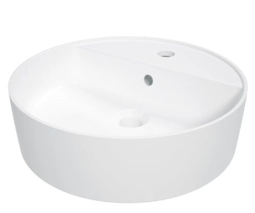 Mosdó, Deante Round pultra építhető kerámia mosdó csaplyukkal 42 cm CGR_6U4B