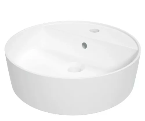 Mosdó, Deante Round pultra építhető kerámia mosdó csaplyukkal 42 cm CGR_6U4B
