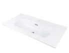 Mosdó, Deante Tubo beépíthető kerámia mosdó csaplyukkal 38,5x80 cm CTU_6U8M