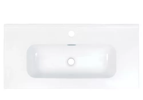 Mosdó, Deante Tubo beépíthető kerámia mosdó csaplyukkal 38,5x80 cm CTU_6U8M