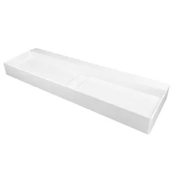   Mosdó, Deante Blur pultra építhető gránit mosdó lefolyófedéllel 40x120 cm CQB_AU2S