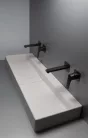 Mosdó, Deante Blur pultra építhető gránit mosdó lefolyófedéllel 40x120 cm CQB_AU2S