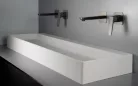 Mosdó, Deante Blur pultra építhető gránit mosdó lefolyófedéllel 40x120 cm CQB_AU2S