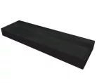 Mosdó, Deante Blur pultra építhető gránit mosdó lefolyófedéllel, fekete 40x120 cm CQB_NU2S