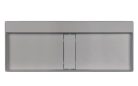 Mosdó, Deante Blur pultra építhető gránit mosdó lefolyófedéllel, metálszürke 40x100 cm CQB_SU1S