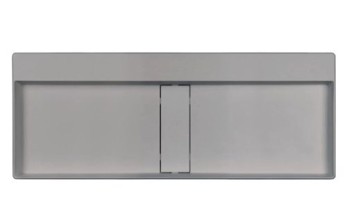 Mosdó, Deante Blur pultra építhető gránit mosdó lefolyófedéllel, metálszürke 40x100 cm CQB_SU1S