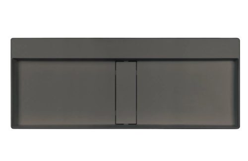 Mosdó,Deante Blur pultra építhető gránit mosdó lefolyófedéllel, antracit metál 40x100 cm CQB_TU1S