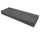 Mosdó,Deante Blur pultra építhető gránit mosdó lefolyófedéllel, antracit metál 40x100 cm CQB_TU1S