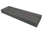 Mosdó,Deante Blur pultra építhető gránit mosdó lefolyófedéllel, antracit metál 40x120 cm CQB_TU2S