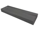 Mosdó,Deante Blur pultra építhető gránit mosdó lefolyófedéllel, antracit metál 40x120 cm CQB_TU2S