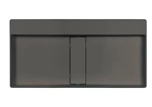 Mosdó,Deante Blur pultra építhető gránit mosdó lefolyófedéllel, antracit metál 40x80 cm CQB_TU8S
