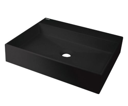 Mosdó, Deante Correo pultra építhető gránit mosdó, fekete 50x40 cm CQR_NU5S