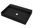 Mosdó, Deante Correo pultra építhető gránit mosdó, fekete 40x60 cm CQR_NU6S