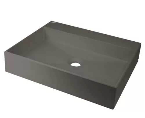 Mosdó, Deante Correo pultra építhető gránit mosdó antracit metál 50x40 cm CQR_TU5S