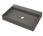 Mosdó, Deante Correo pultra építhető gránit mosdó antracit metál 60x40 cm CQR_TU6S