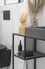 Mosdó, Deante Correo pultra építhető gránit mosdó antracit metál 60x40 cm CQR_TU6S