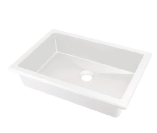 Mosdó, Deante Correo beépíthető gránit mosdó alabástrom 50x35 cm CQR_AU5U