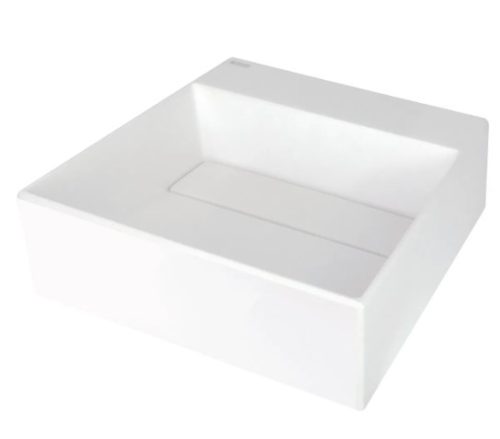 Mosdó, Deante Correo pultra építhető gránit mosdó alabástrom lefolyófedéllel 40x40 cm CQR_AU4M