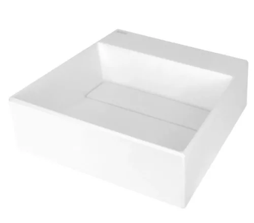 Mosdó, Deante Correo pultra építhető gránit mosdó alabástrom lefolyófedéllel 40x40 cm CQR_AU4M