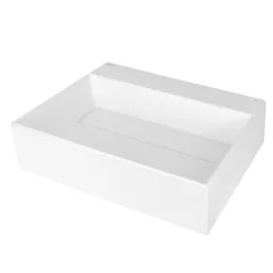   Mosdó, Deante Correo pultra építhető gránit mosdó alabástrom lefolyófedéllel 40x50 cm CQR_AU5M