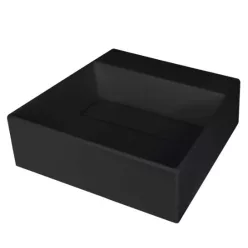   Mosdó, Deante Correo pultra építhető gránit mosdó fekete lefolyófedéllel 40x40 CQR_NU4M