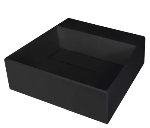 Mosdó, Deante Correo pultra építhető gránit mosdó fekete lefolyófedéllel 40x40 CQR_NU4M