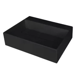   Mosdó, Deante Correo pultra építhető gránit mosdó fekete lefolyófedéllel 40x50 CQR_NU5M