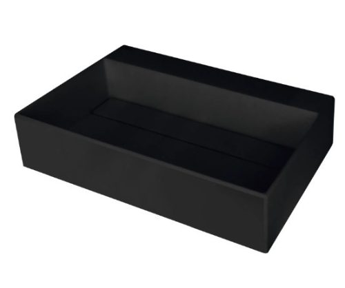 Mosdó, Deante Correo pultra építhető gránit mosdó fekete lefolyófedéllel 40x60 CQR_NU6M