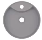 Mosdó, Deante Silia pultra építhető gránit mosdó csaplyukkal metálszürke 36 cm CQS_SU4B