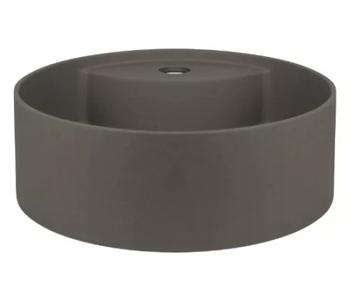 Mosdó, Deante Silia pultra építhető gránit mosdó csaplyukkal antracit metál 36 cm CQS_TU4B